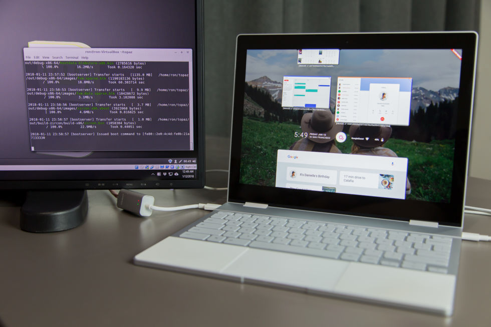 All new Fuchsia OS from Google on Pixelbook