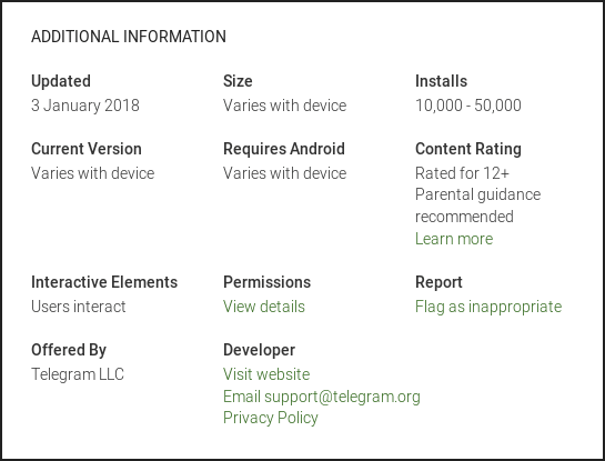Challegram (Telegram X for Android) on Play Store