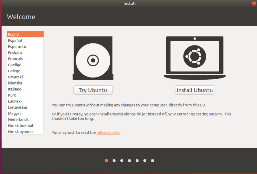 Ubuntu Installation Steps