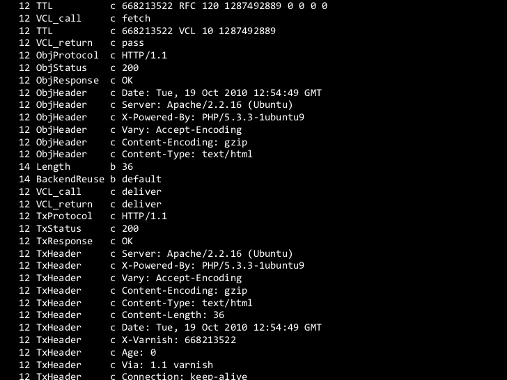Varnishlog - Varnish HTTP Cache - Web Performance Software