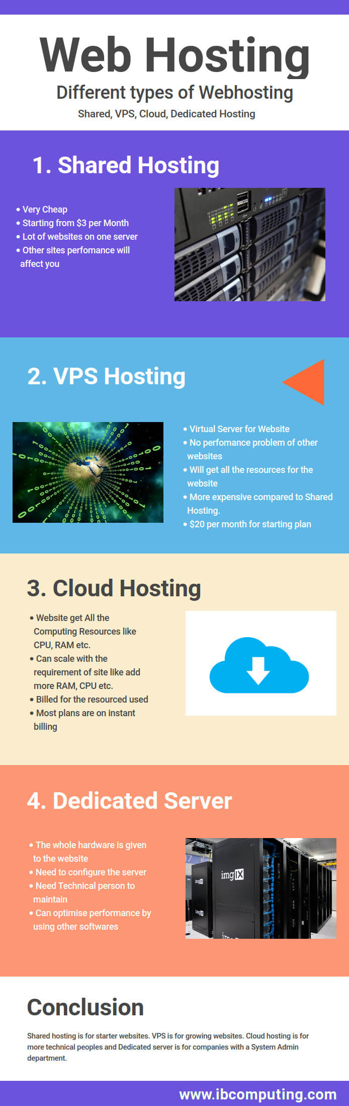 Webhosting Infographic