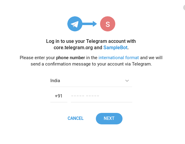 telegram web login