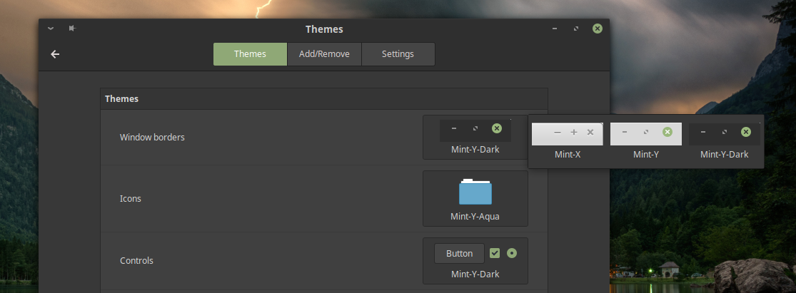 Mint-Y Theme