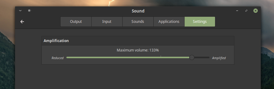 Volume Control Mint 19